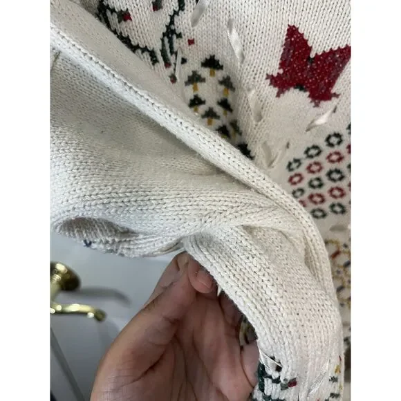 Vintage Weathervane Holiday Motif Sweater Size Small - Picture 8 of 8